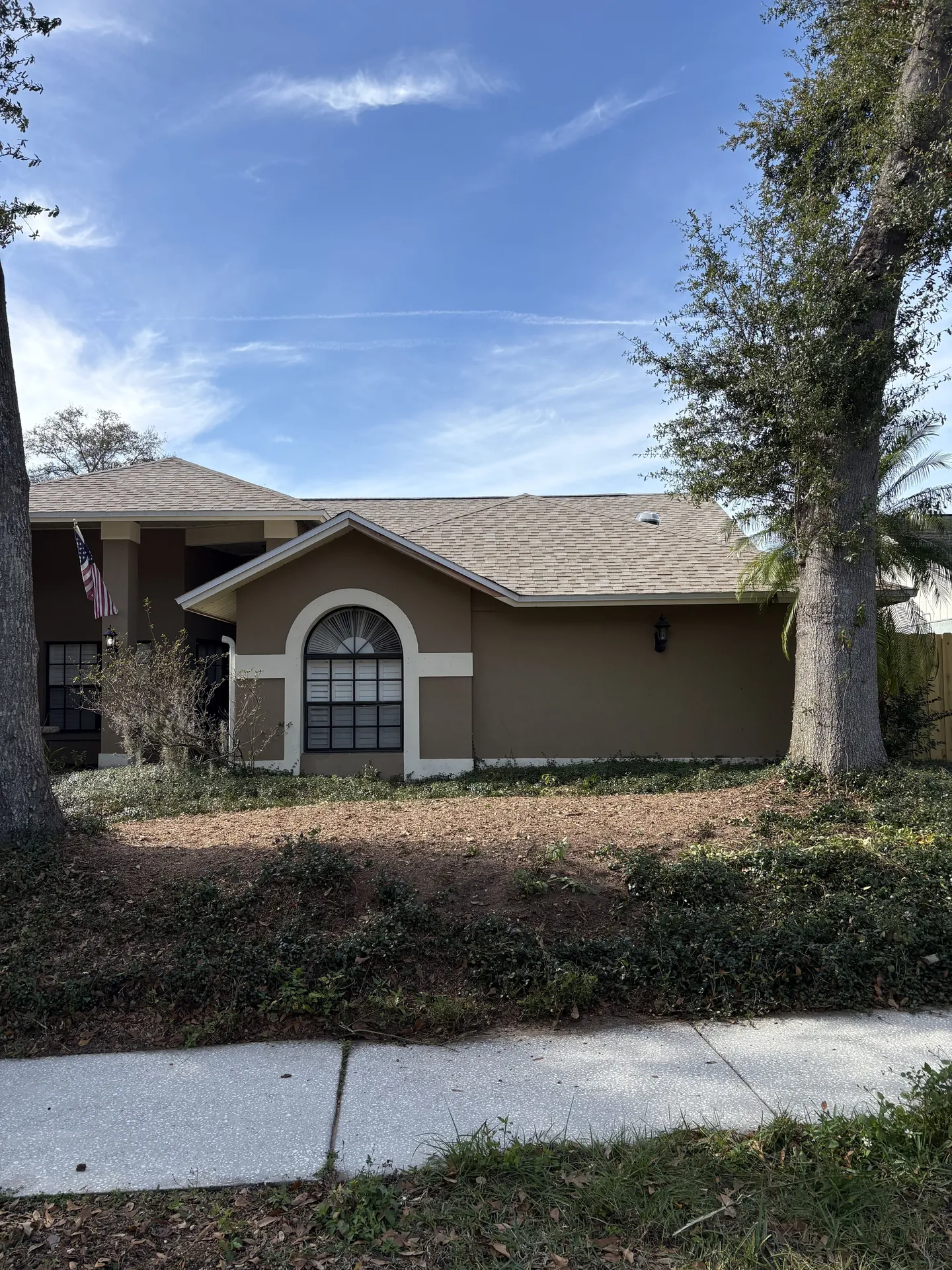 Residential yard restored after tree stump removal service